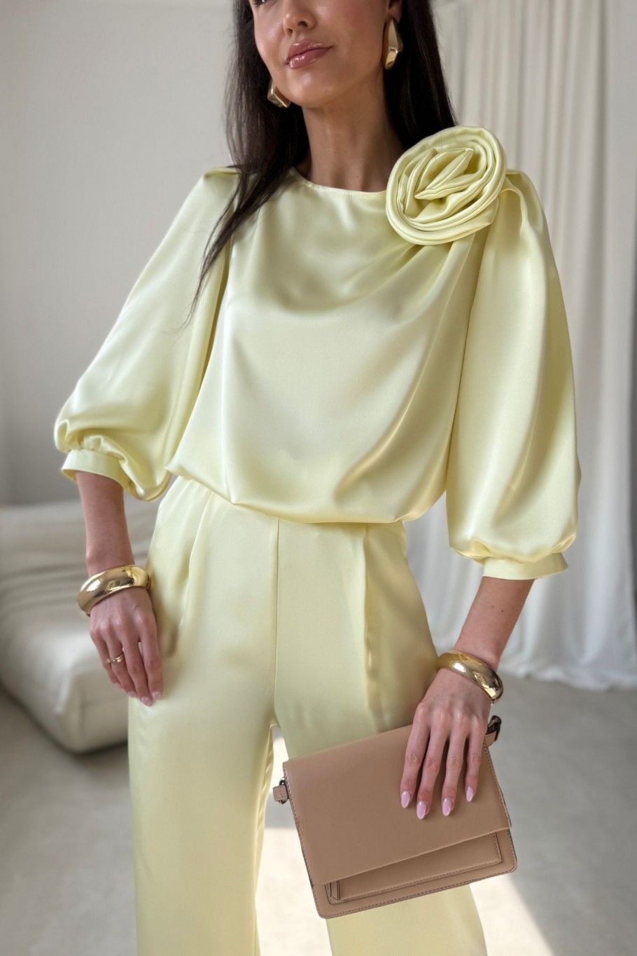 Elegante gelbe Hose Elsa