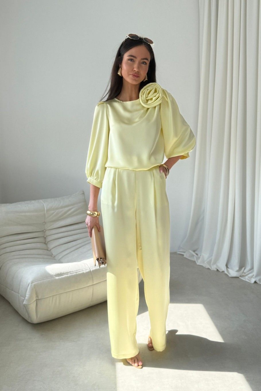 Elegante gelbe Hose Elsa