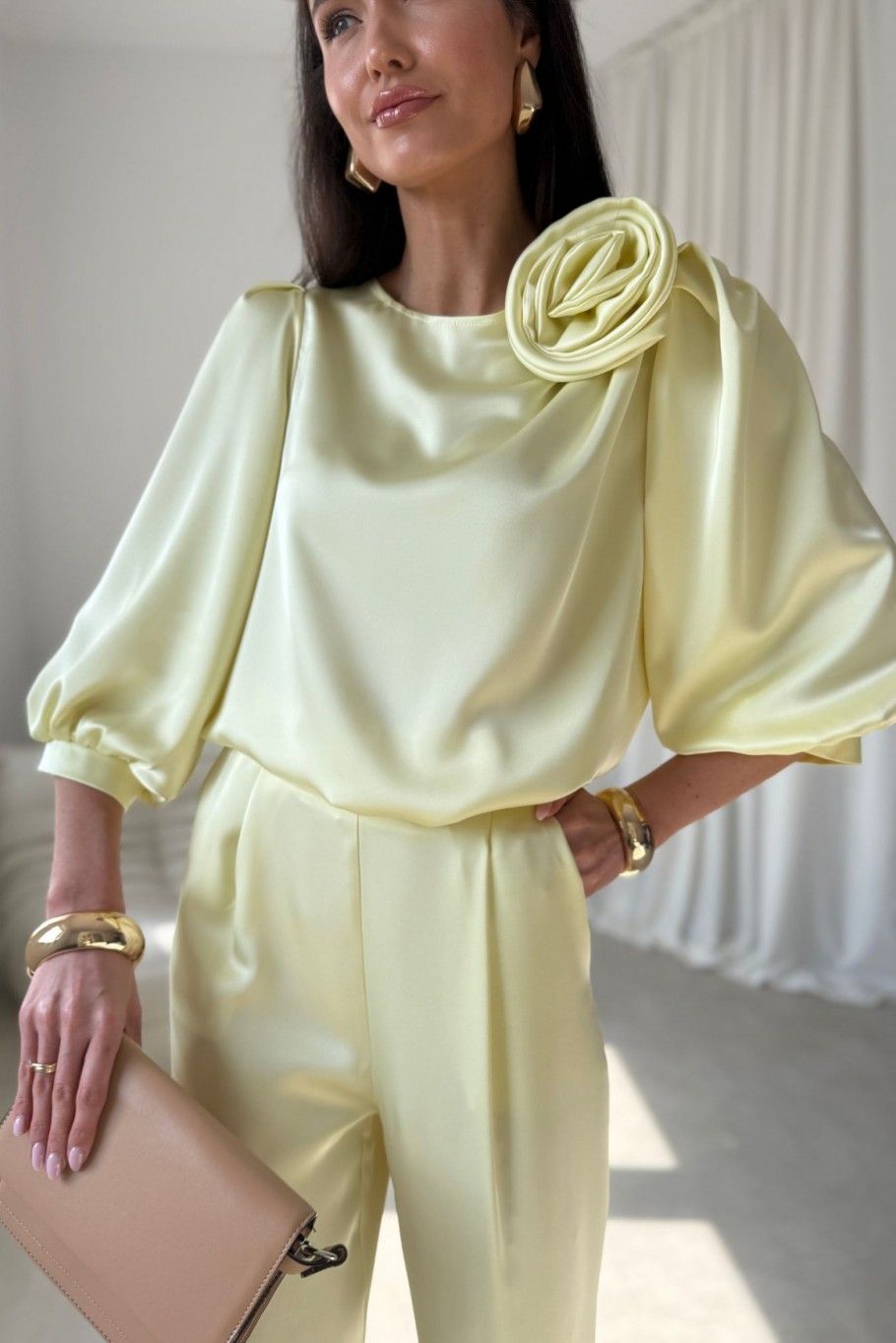 Elegante gelbe Hose Elsa