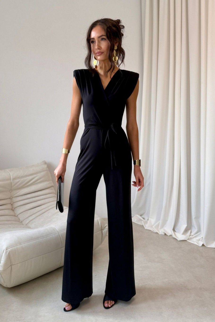 Schwarzer Jumpsuit Lunaria