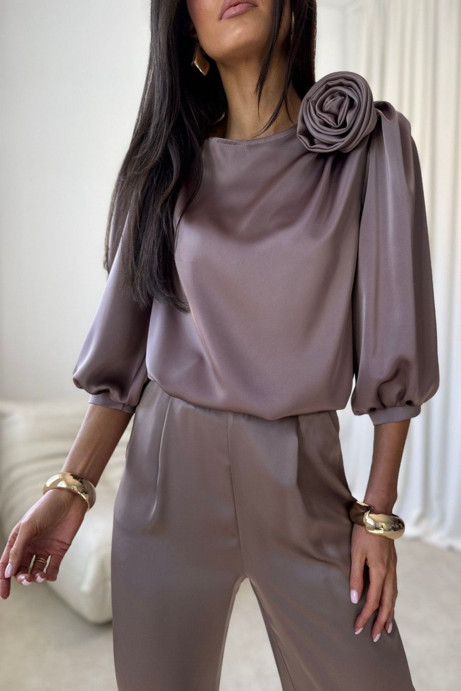 Elegante braune Hose Elsa