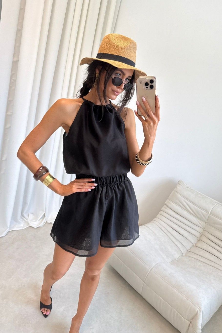 Schwarzes Set Estella