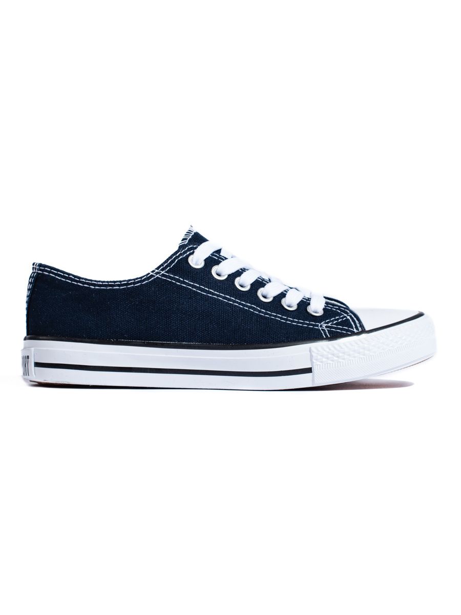 Klassische marineblaue Sneakers