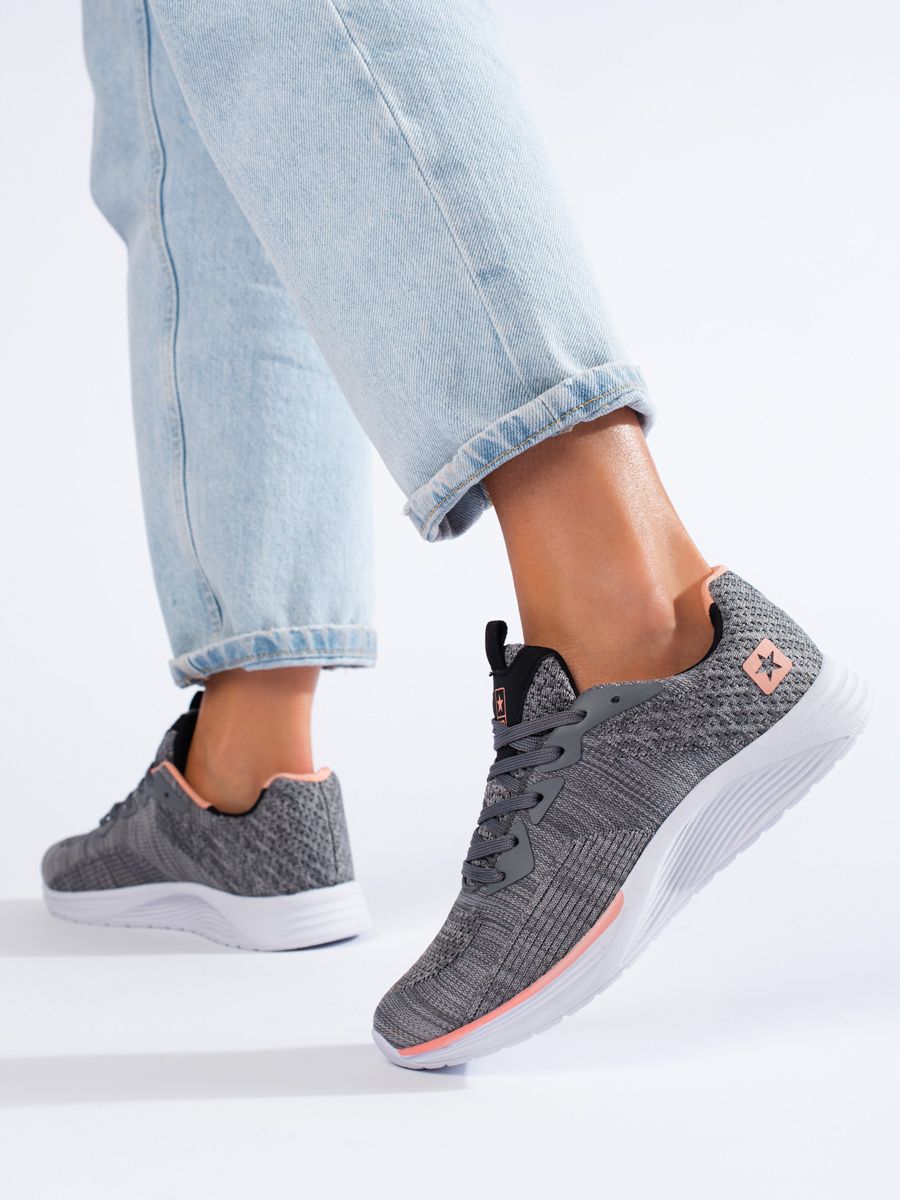 Sportliche Schnürschuhe Shelovet in Dunkelgrau