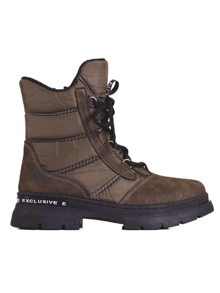 Damen Schneestiefel Shelovet mit Schnürung in Khaki
