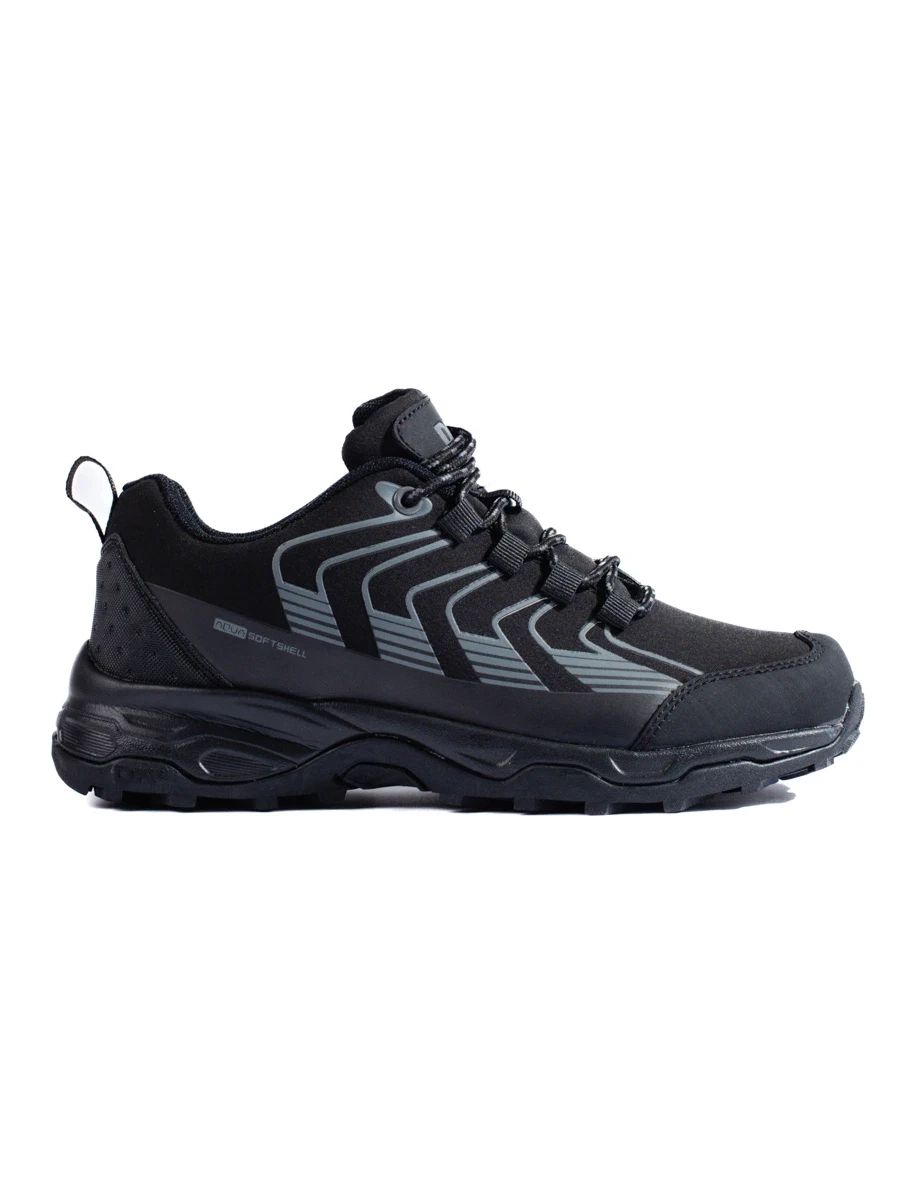 Damen Trekking Schuhe DK Softshell Schwarz