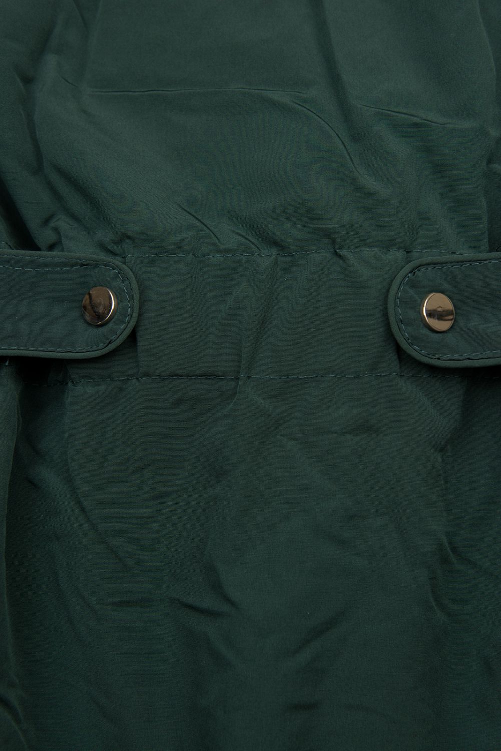Winterparka mit Gummi in der Taille grün