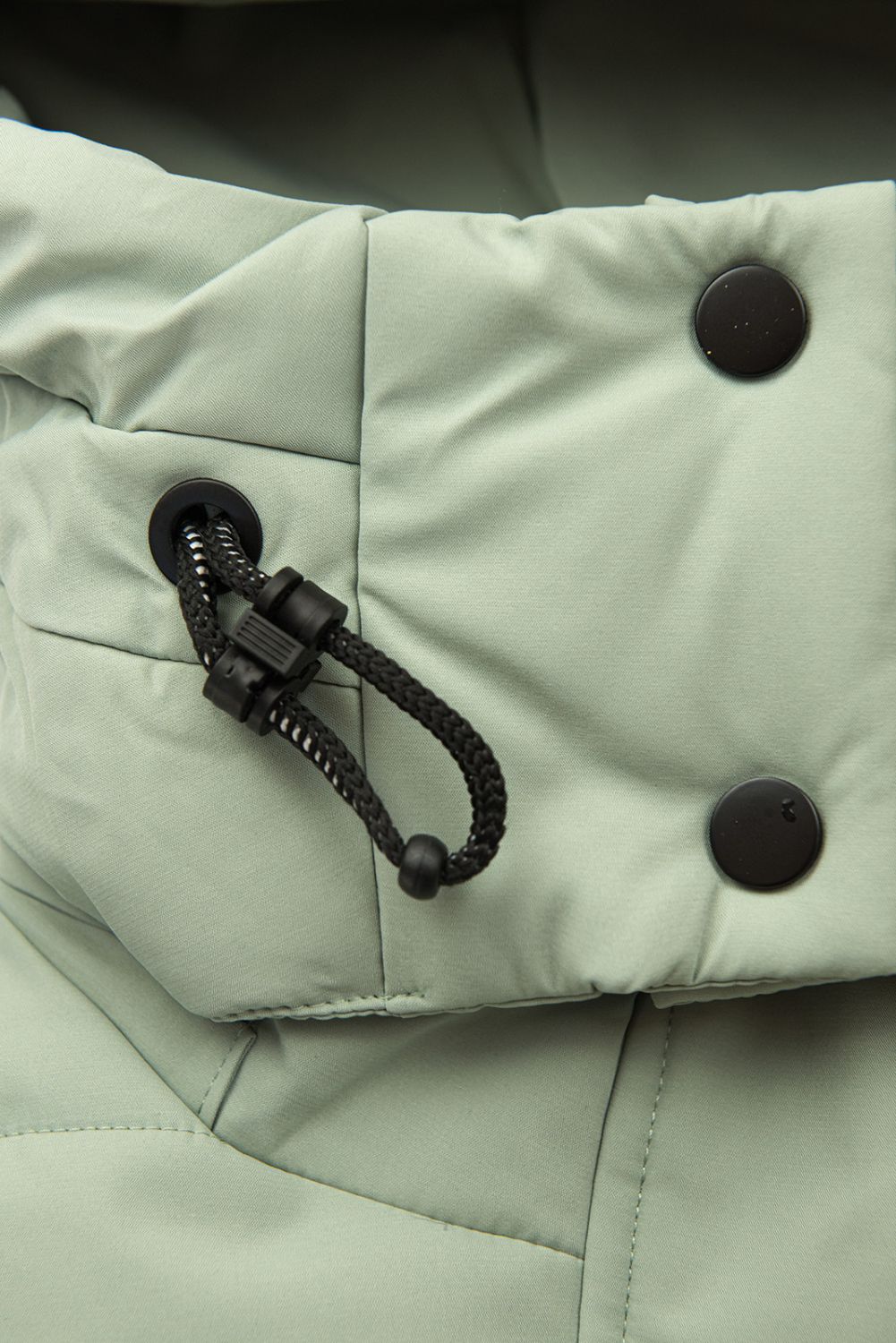 Verlängerte Winterjacke SPACE Mint