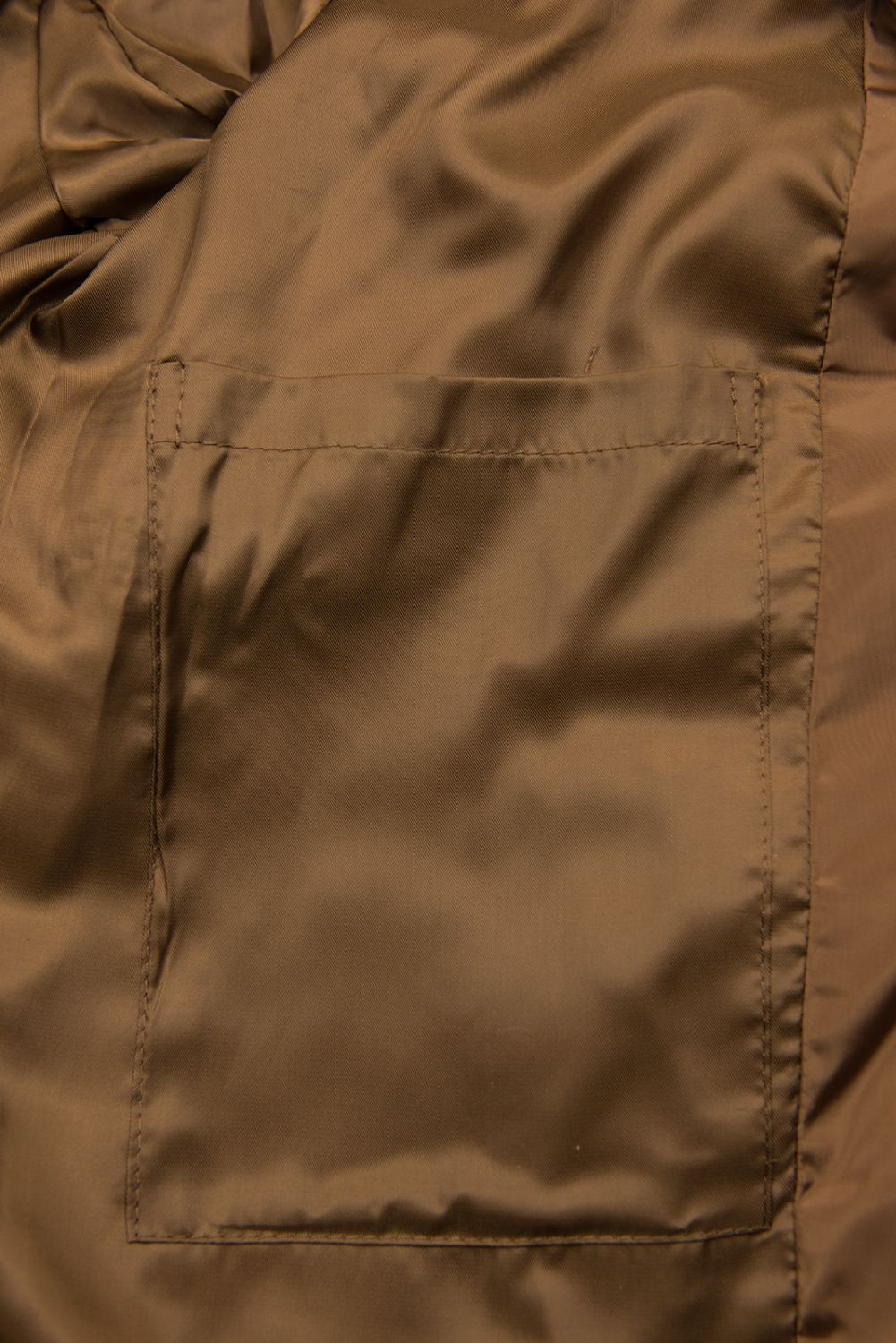 Steppjacke für Winter cognac braun