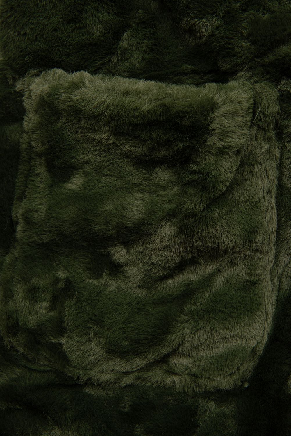 Winterparka auf beiden Seiten tragbar Schwarz