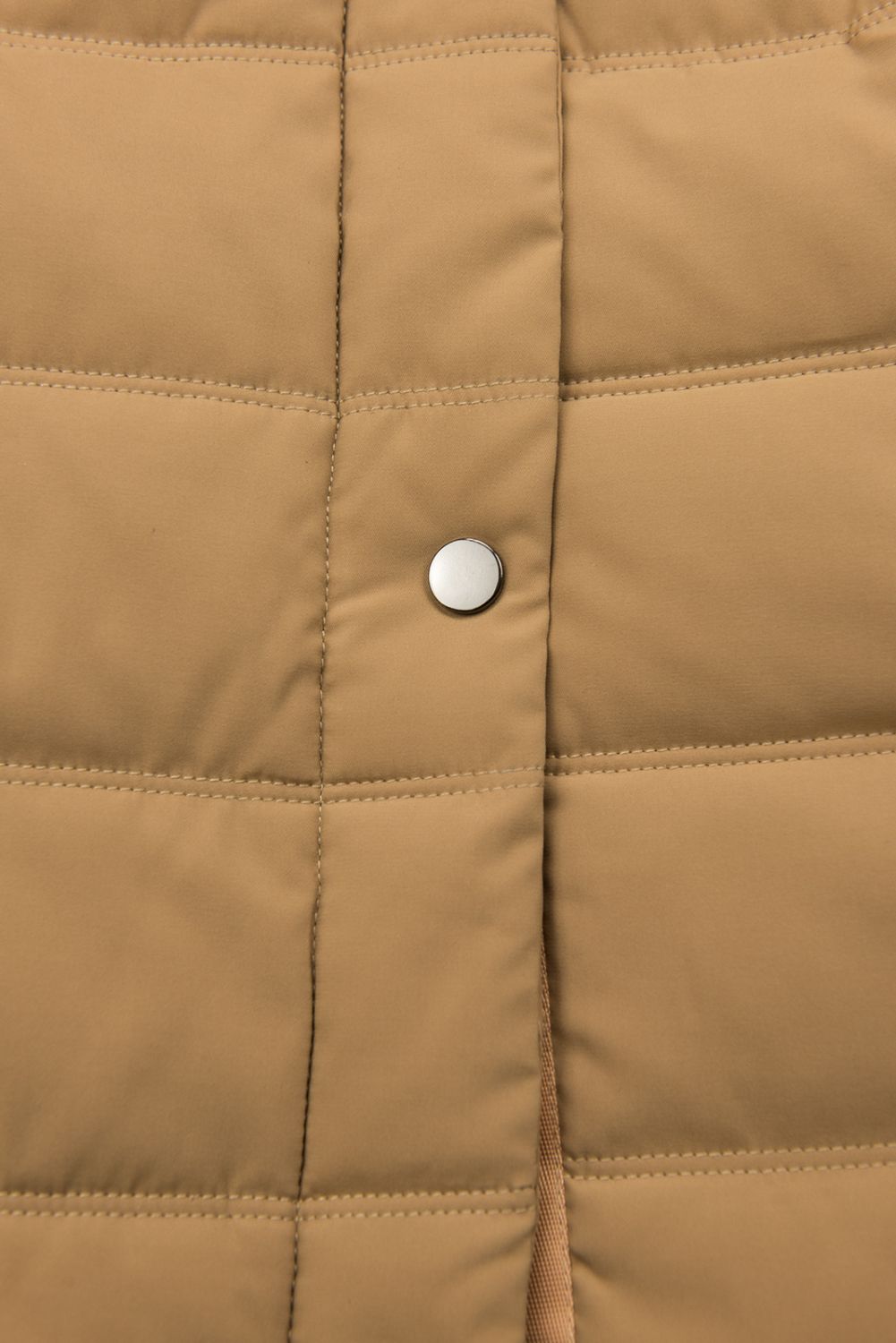 Wintermantel mit Teddy-Futter camel braun