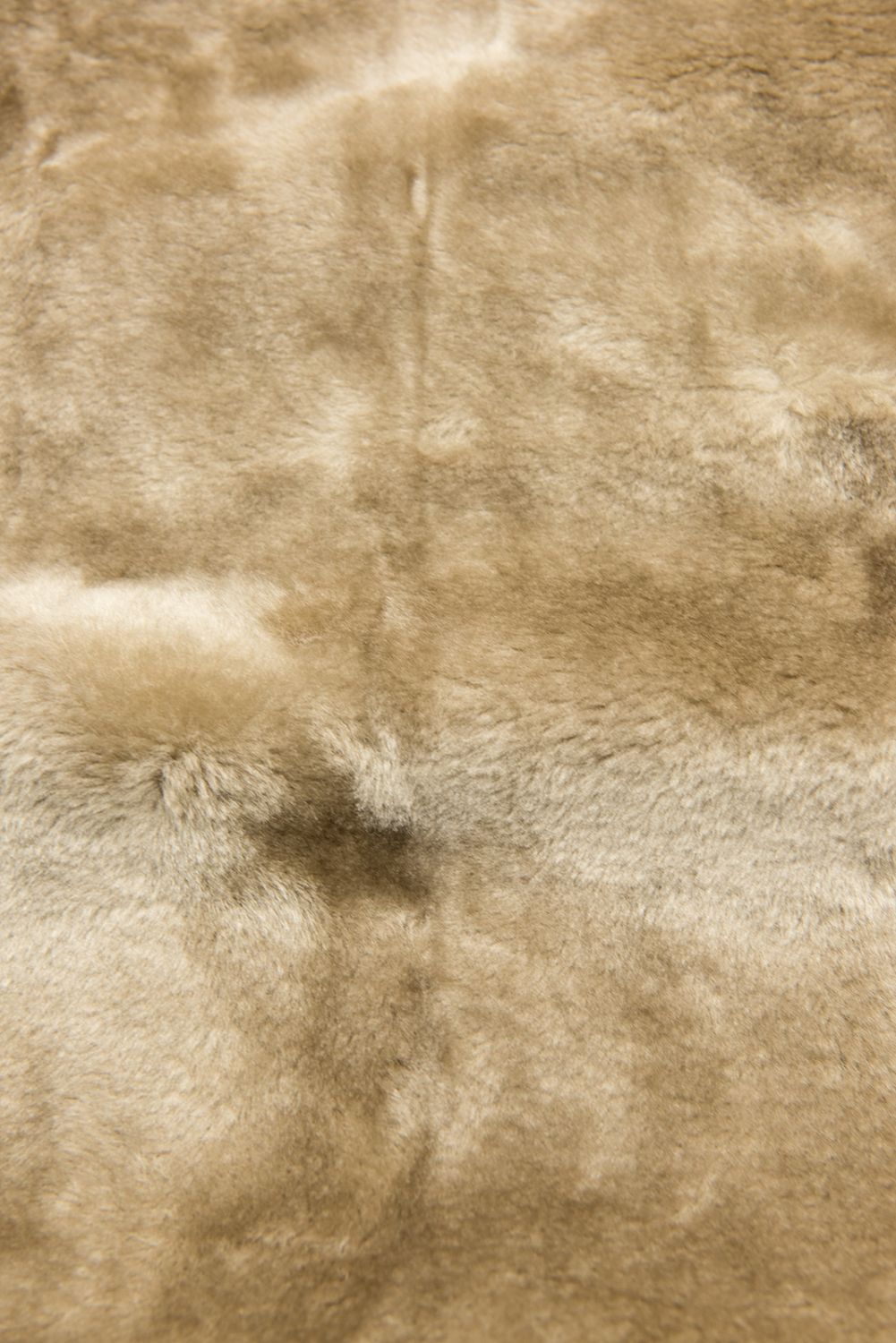 Parkajacke mit Kunstpelz Saum khaki/beige