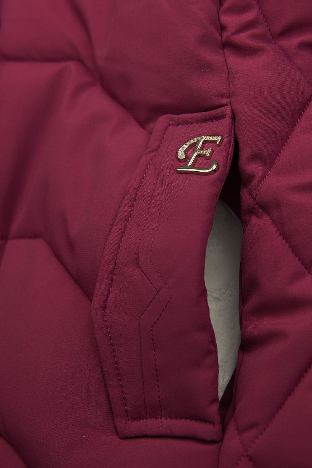 Mädchen Winterjacke in Burgunderfarbe