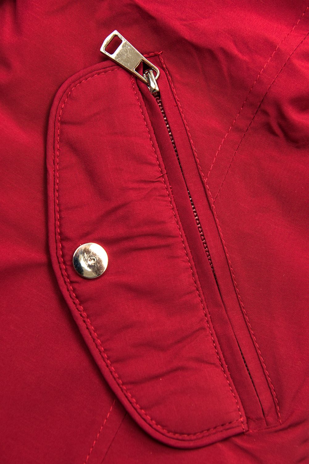 Beidseitig tragbare Übergangsjacke weinrot/schwarz