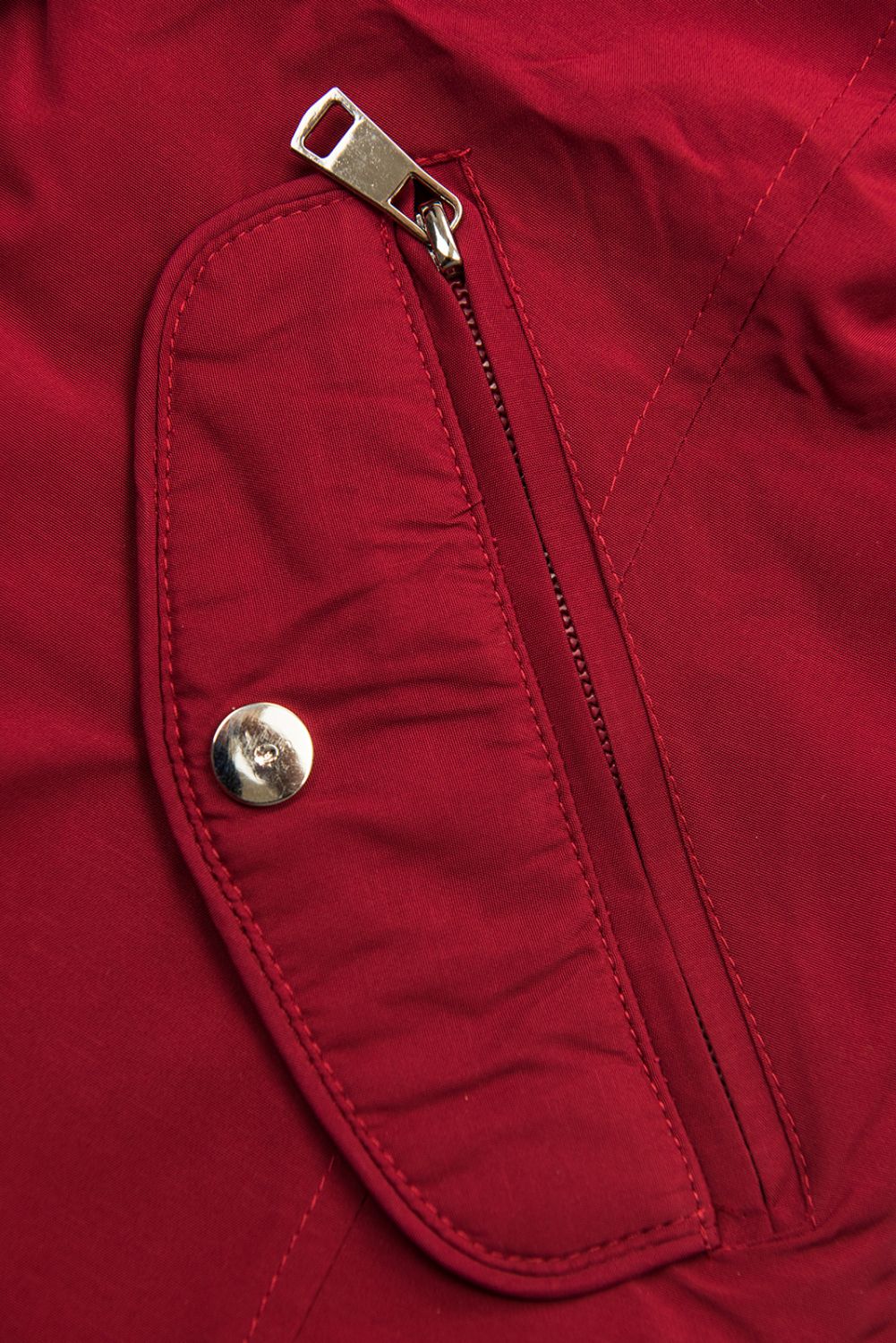 Jacke mit Kapuze Rot/Hahnentrittmuster