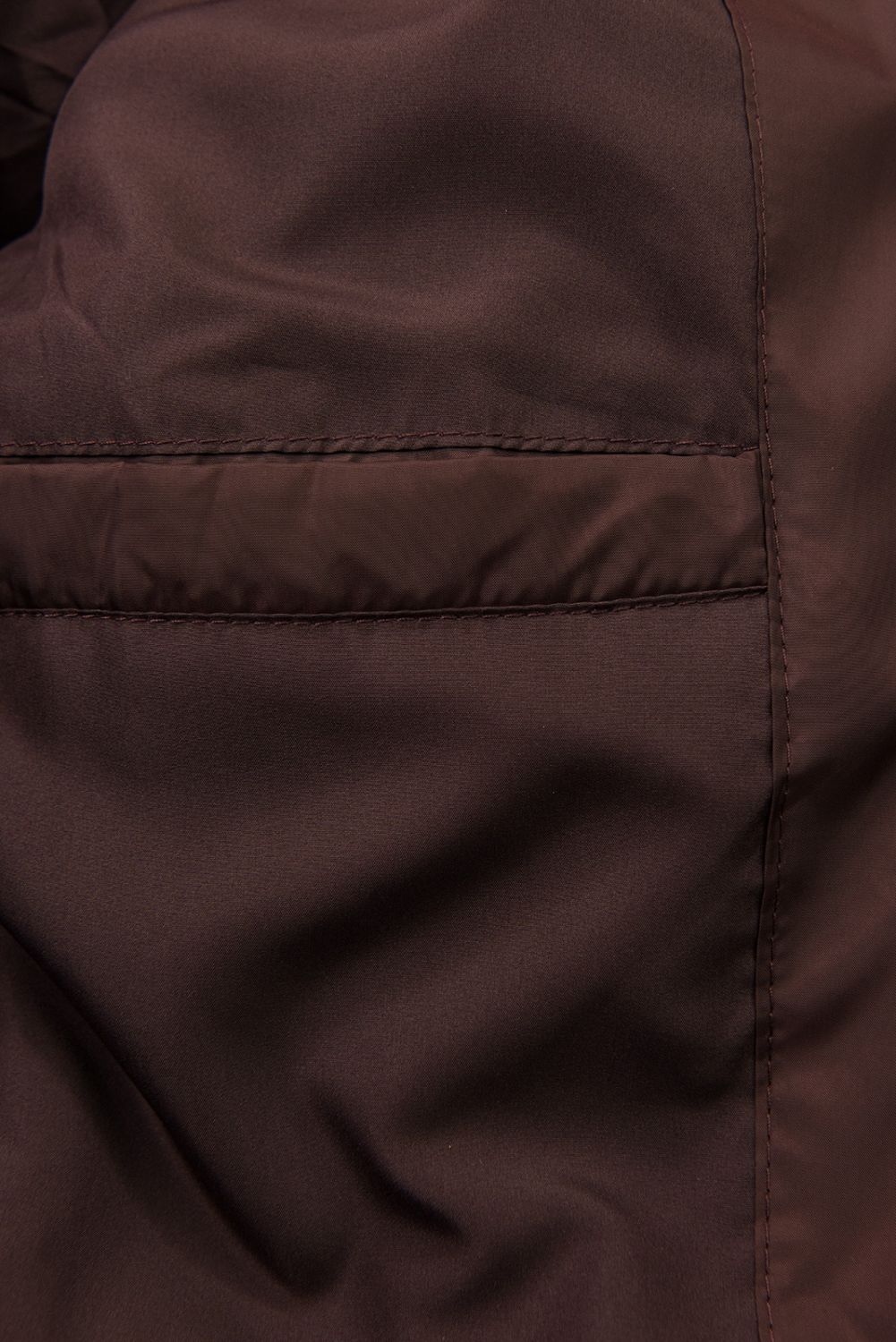 Verlängerter Damen-Wintermantel Burgundy