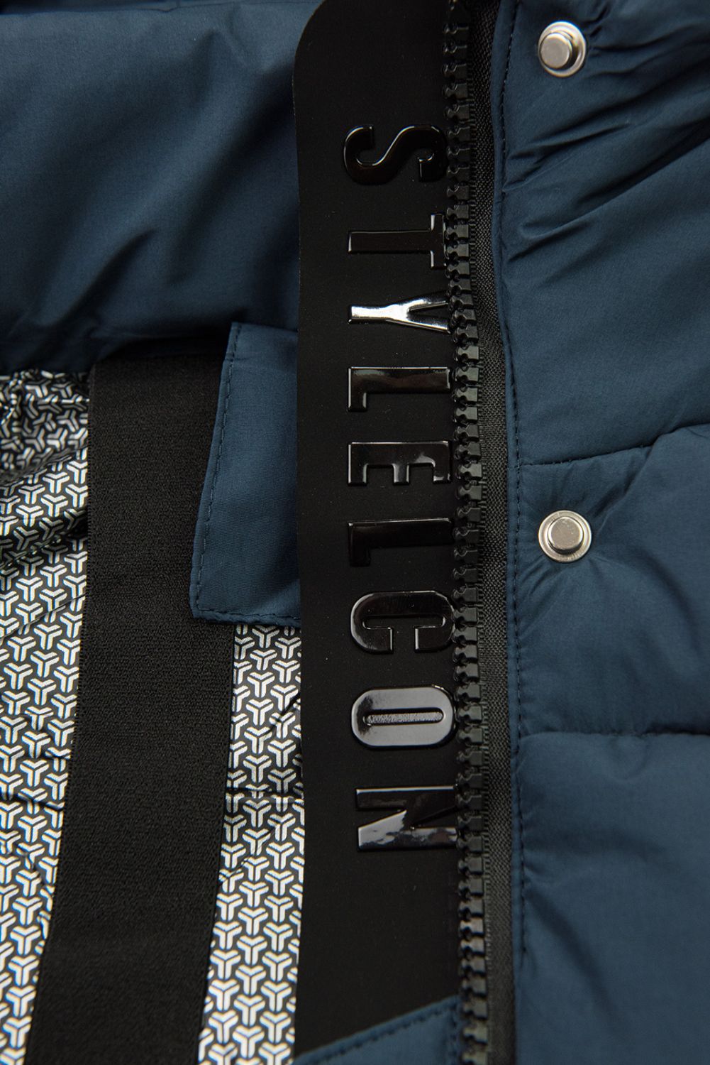 Damen-Winterjacke mit Kapuze, Dunkelblau