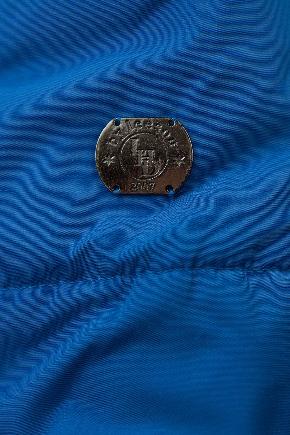 Winterjacke mit Teddy-Futter kobaltblau/grau