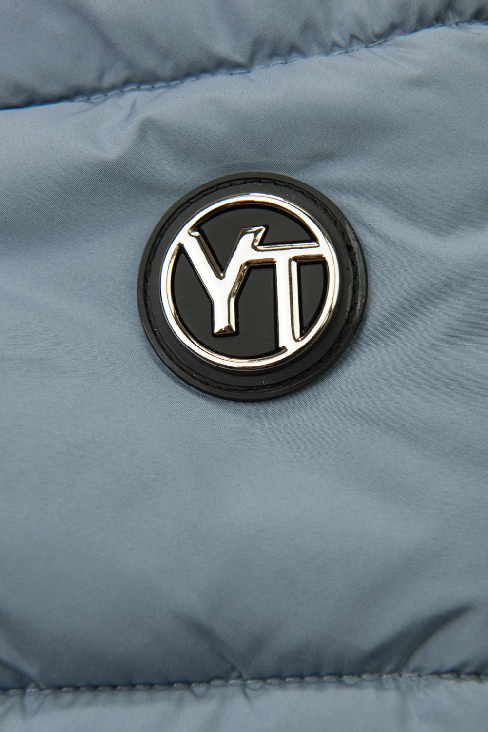 Damen Winterjacke mit Kapuze, Stahlblau