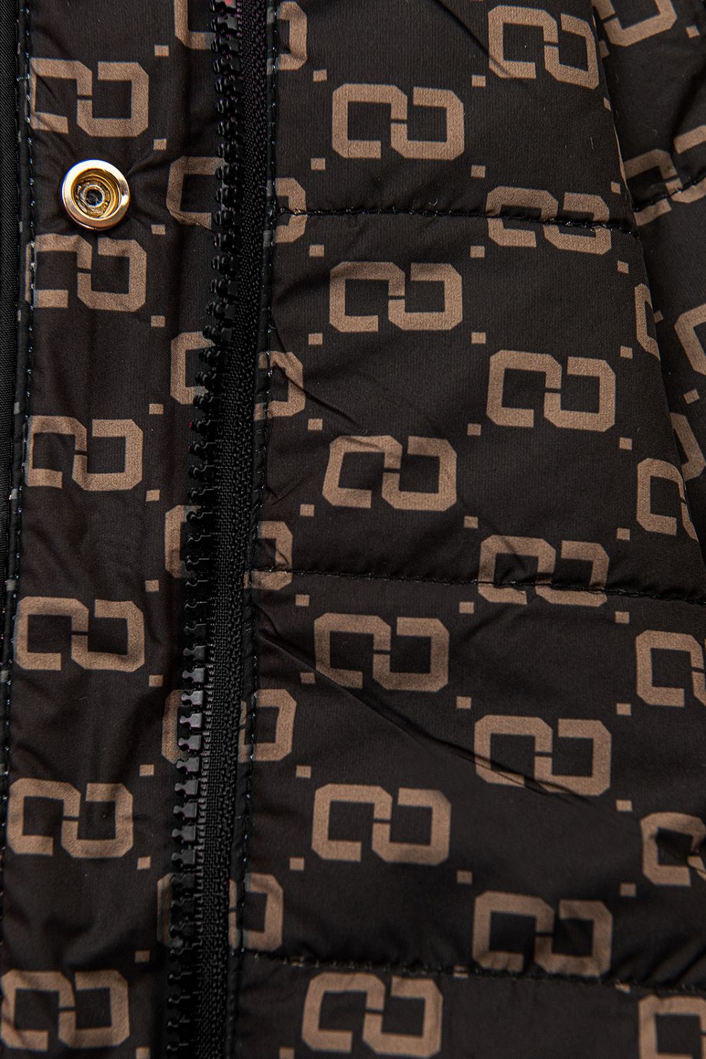 Frühlings-Wendeparka schwarz