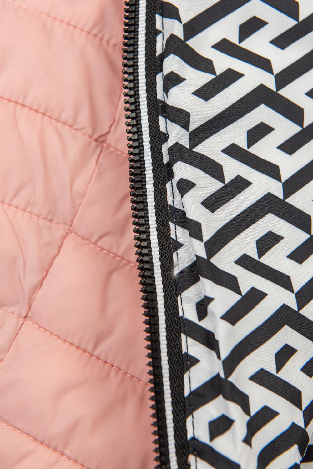 Beidseitig tragbare Übergangsjacke pink