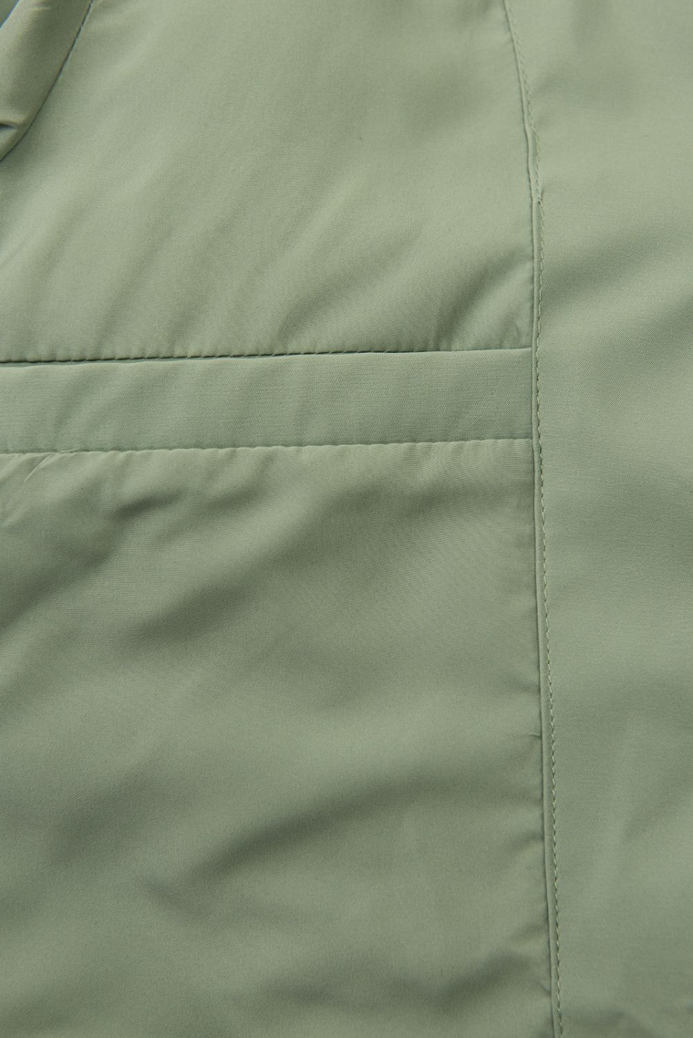 Gesteppte Winterjacke im verlängerten Schnitt, Jade