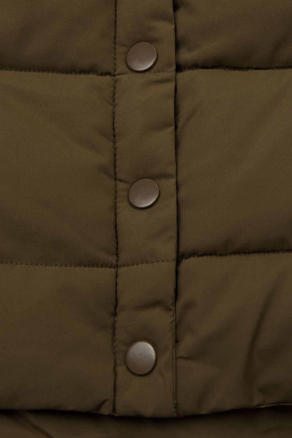 Gesteppte Winterjacke im verlängerten Schnitt, Braun