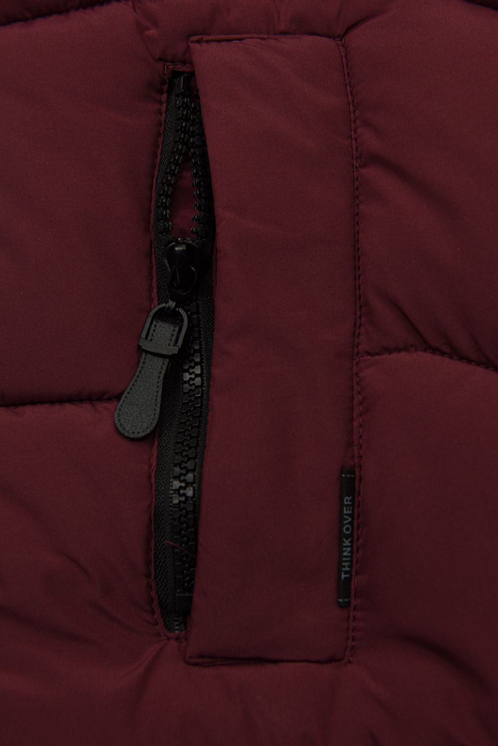 Winterjacke mit Kapuze EVEREST Weinrot