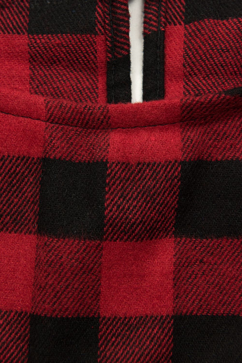 Karokleid mit Gürtel Rot/Schwarz