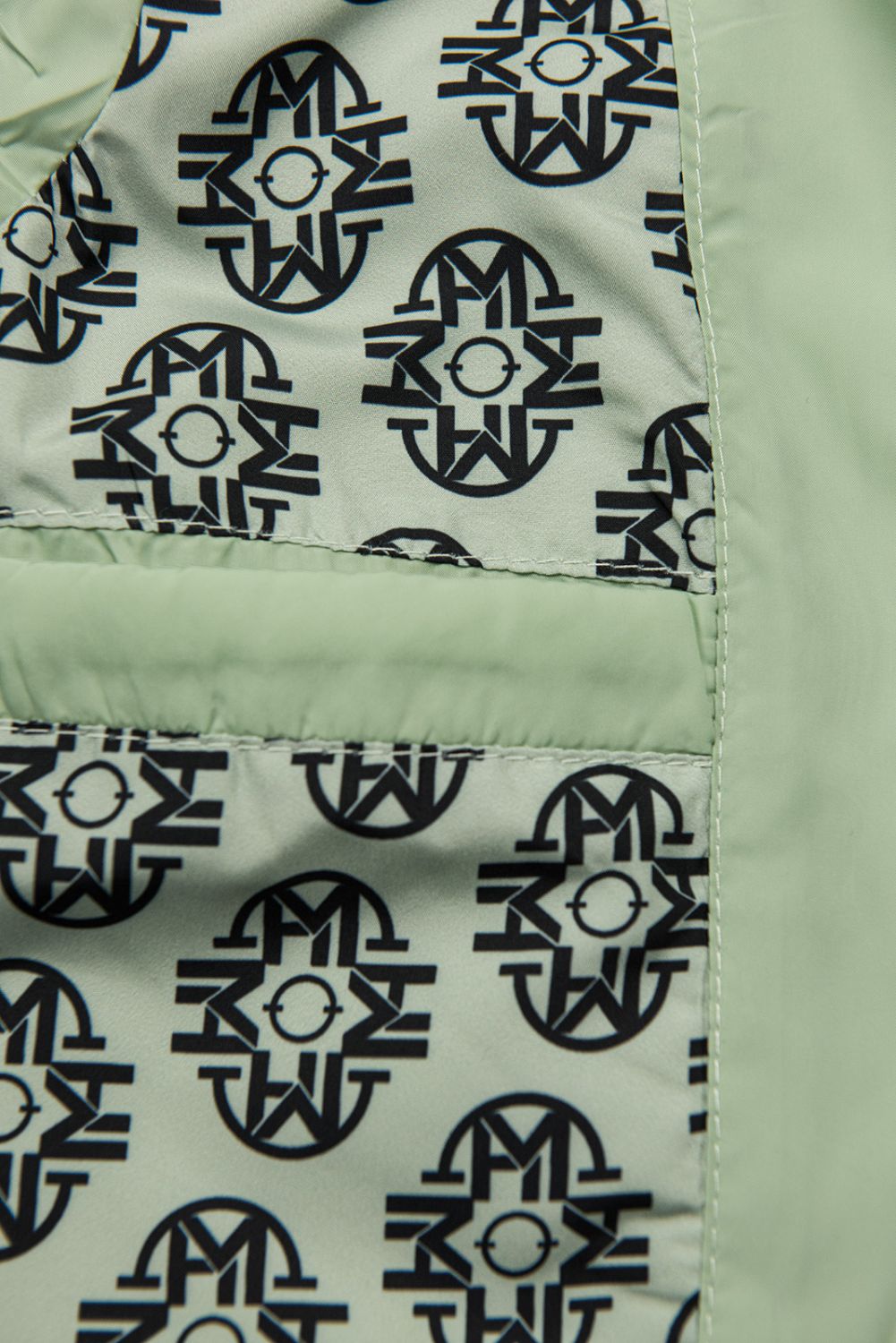 Weste mit Kapuze Mint