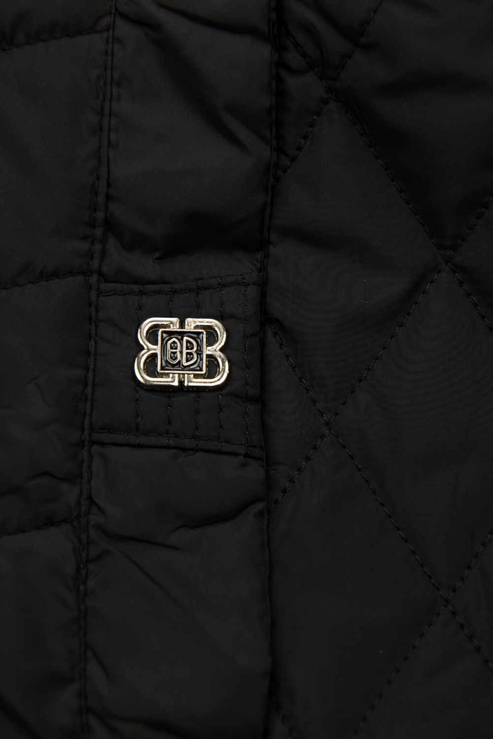 Weste mit Kapuze Schwarz