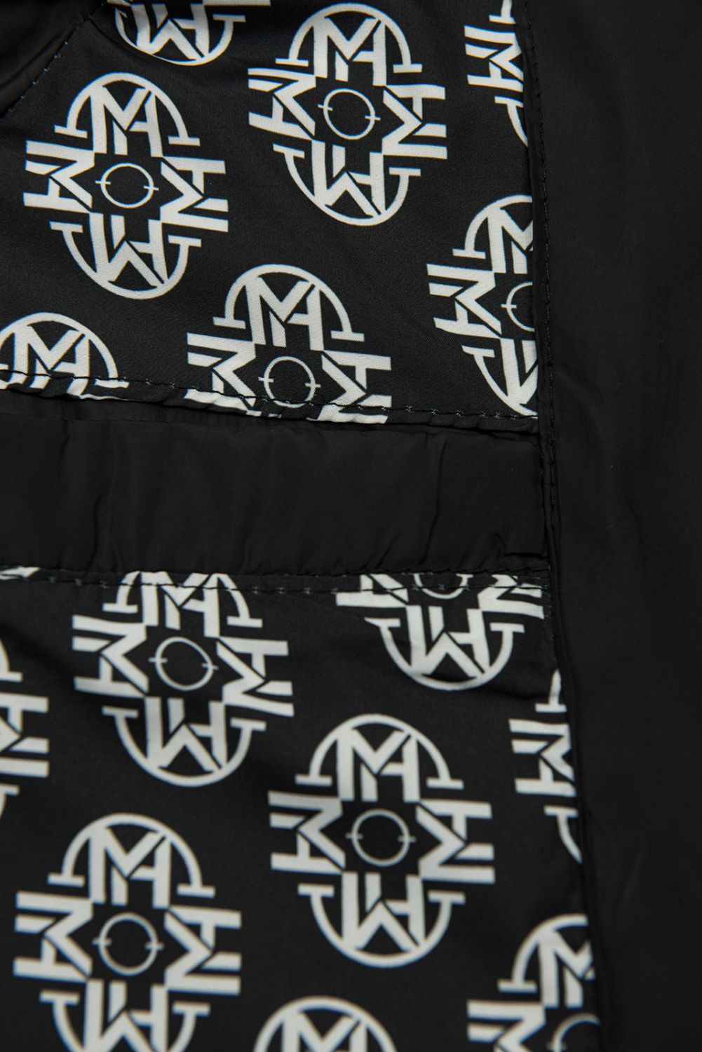 Weste mit Kapuze Schwarz