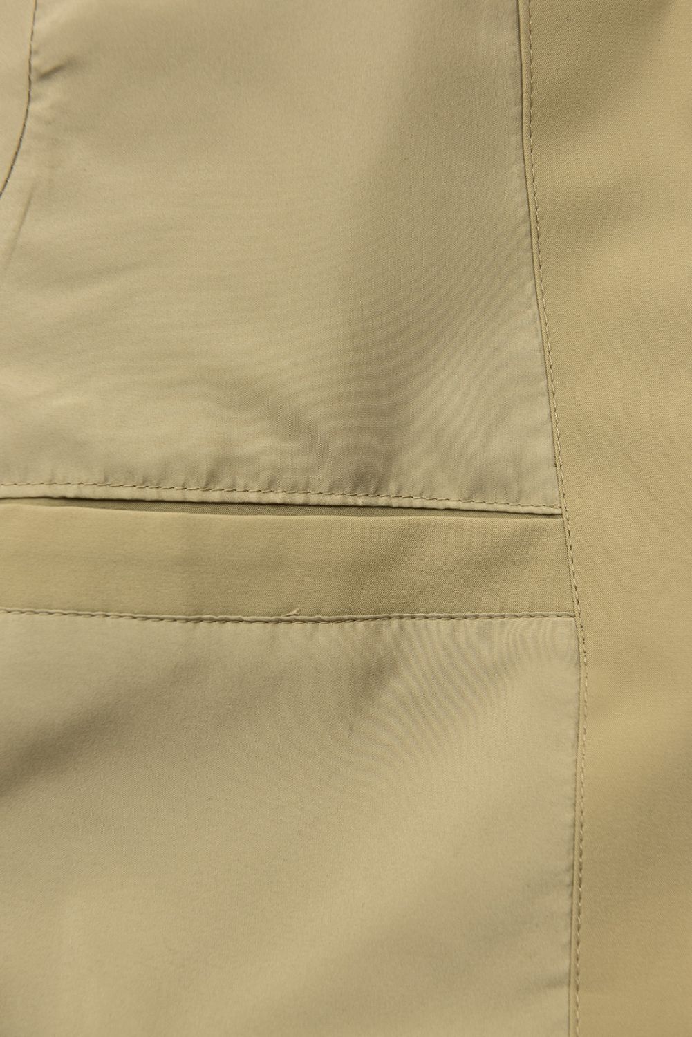 Frühlingsmantel mit Kapuze Beige