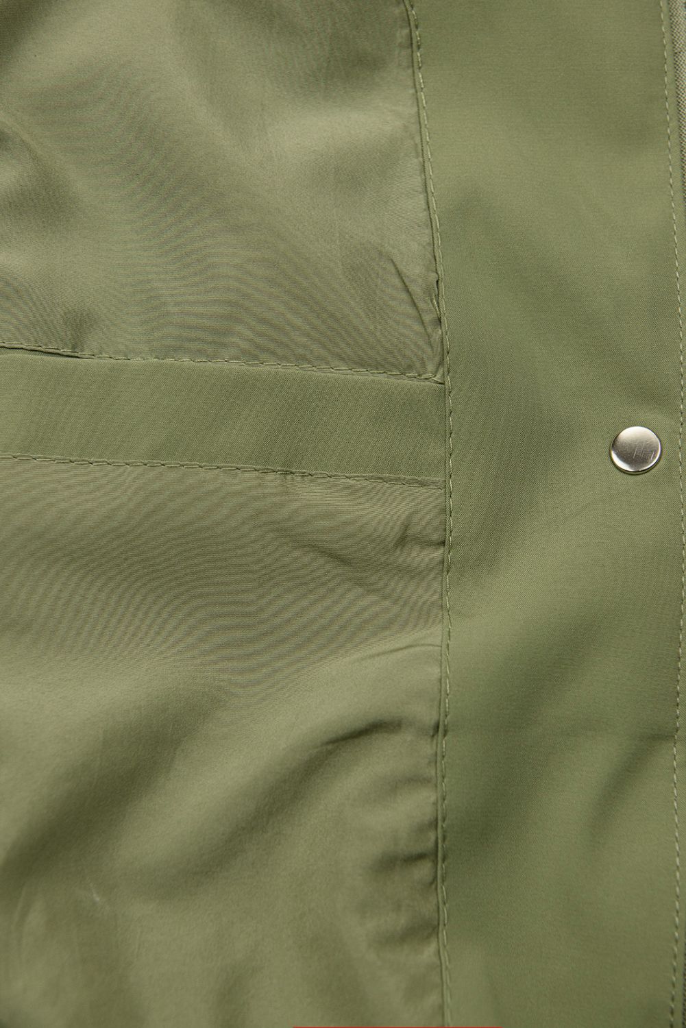 Trenchcoat mit kariertem Futter, Grün