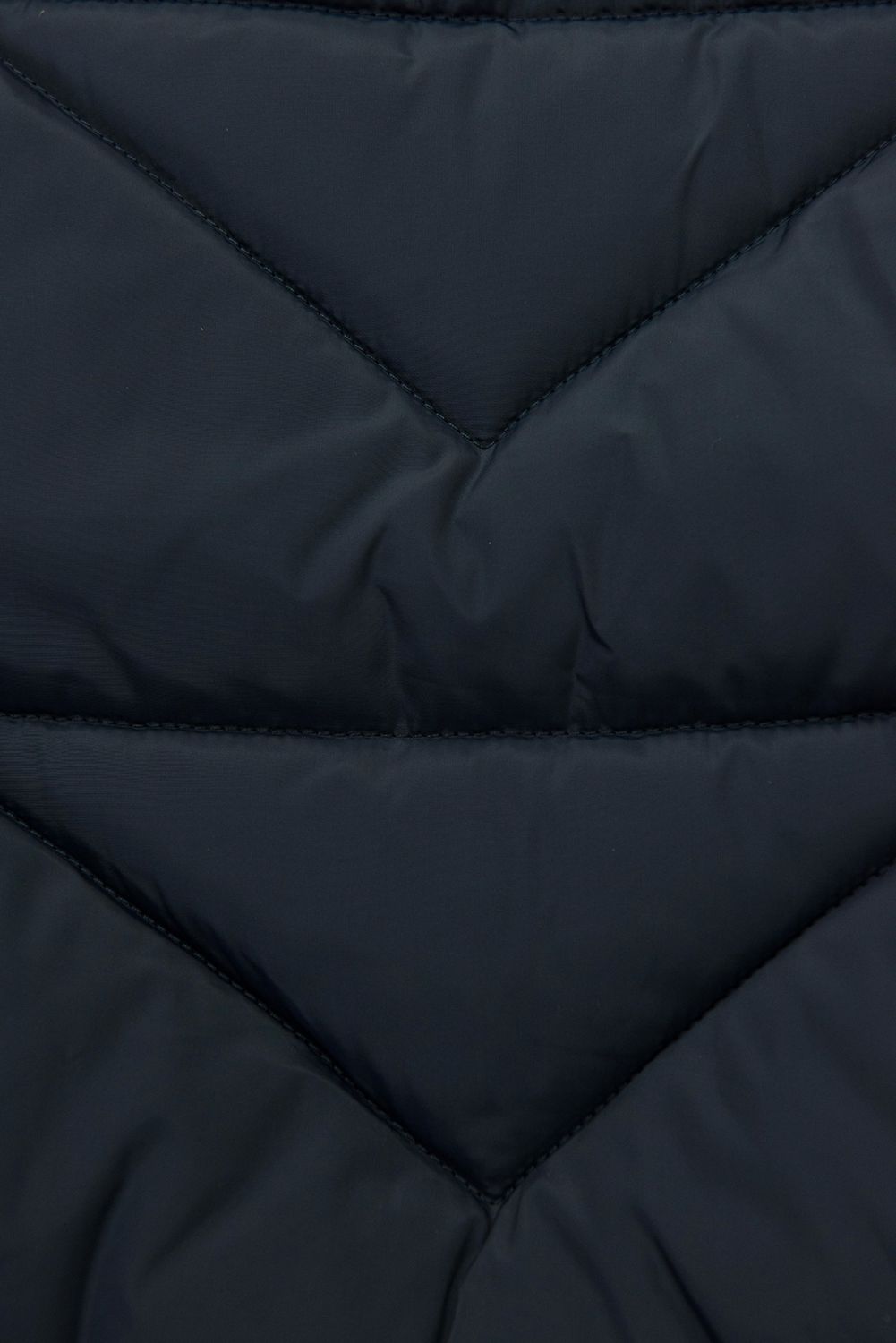 Elegante Winterjacke mit Kunstfell, Dunkelblau