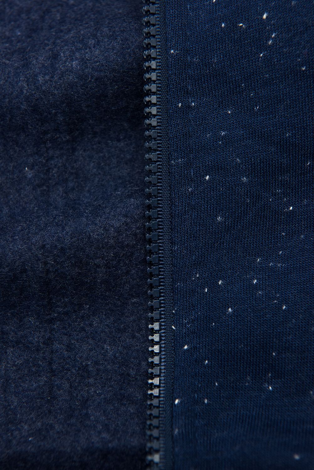 Sweatjacke dunkelblau-meliert