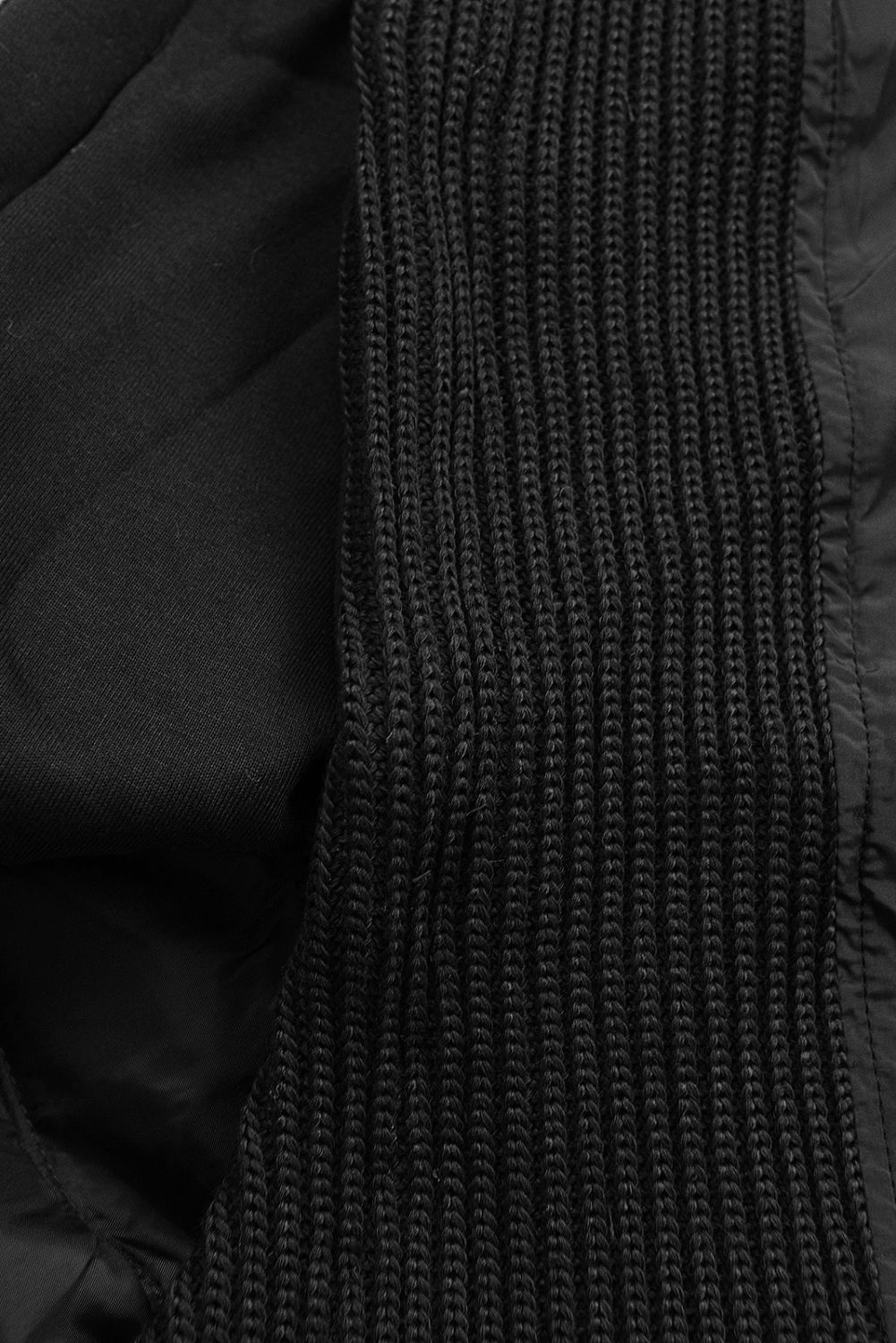 Extra-warme Sweatjacke Schwarz
