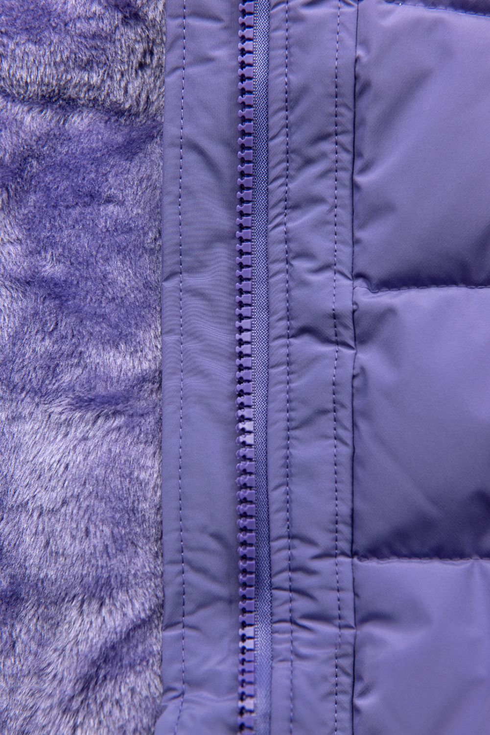 Winterjacke mit Kordel Violett