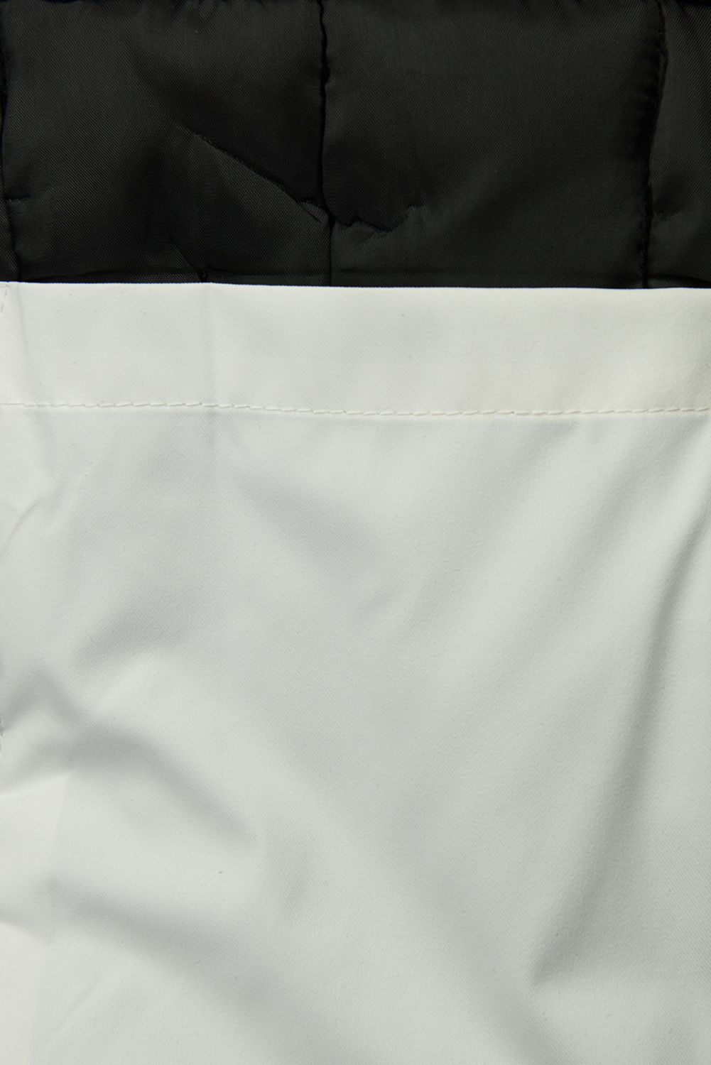 Langer Damen-Winterparka mit verstellbarer Taille Weiß