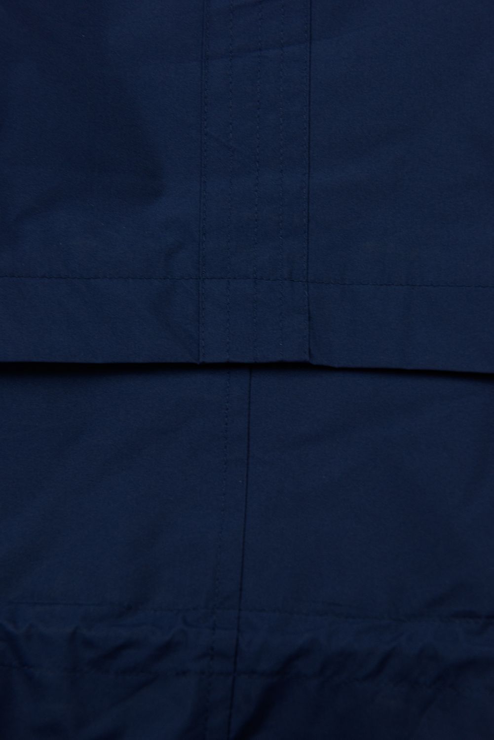 Langer Damen-Winterparka mit verstellbarer Taille Dunkelblau