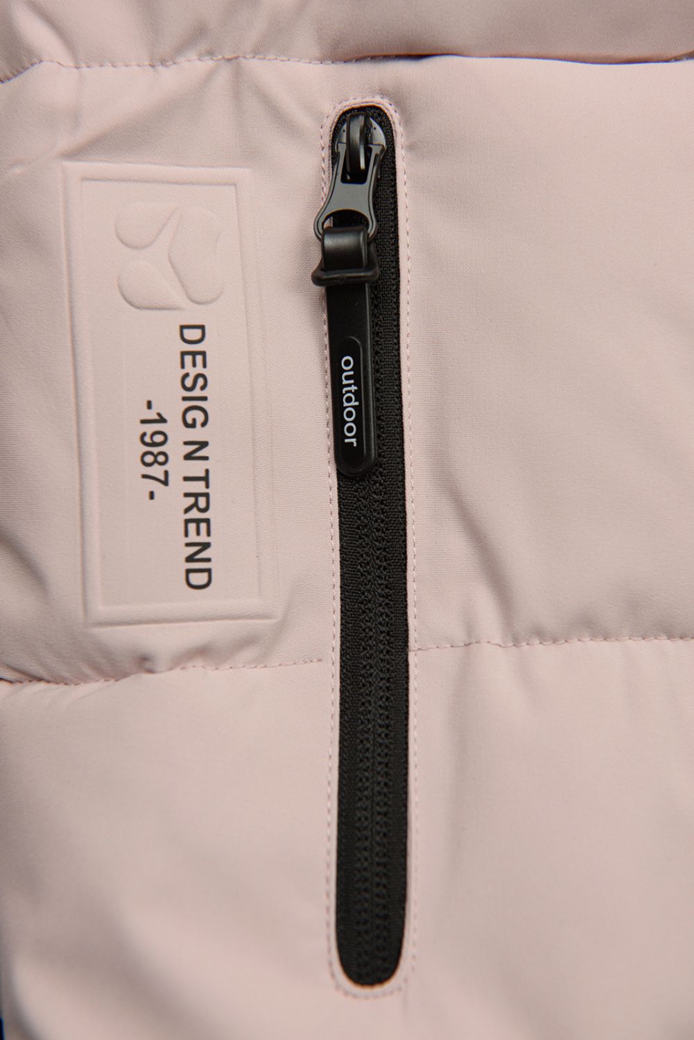 Damen-Winterjacke mit Kapuze DESIGN Rosa
