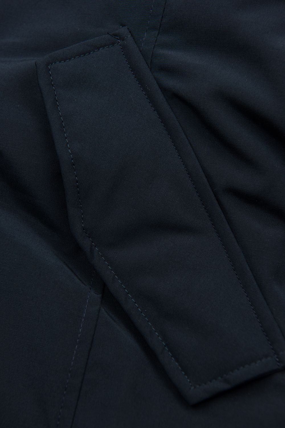 Parka mit Fleece Futter Kapuze dunkelblau