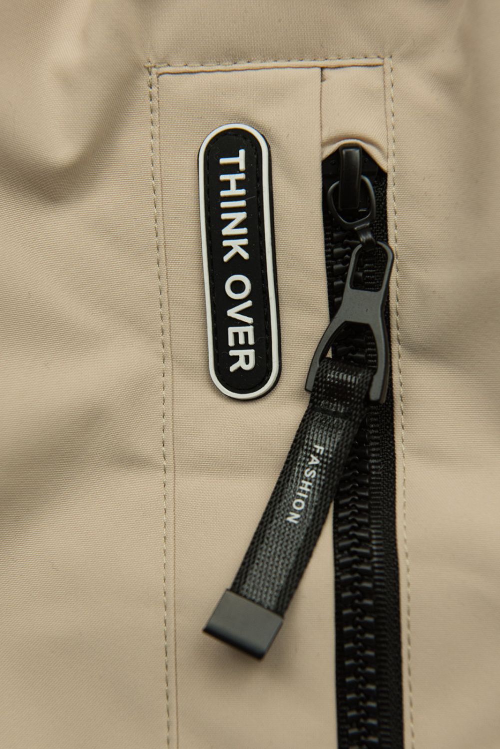 Damen Übergangsparka mit Kapuze – Beige