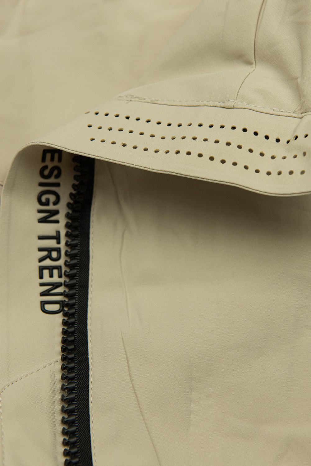 Damen-Übergangsjacke mit Kapuze - Beige