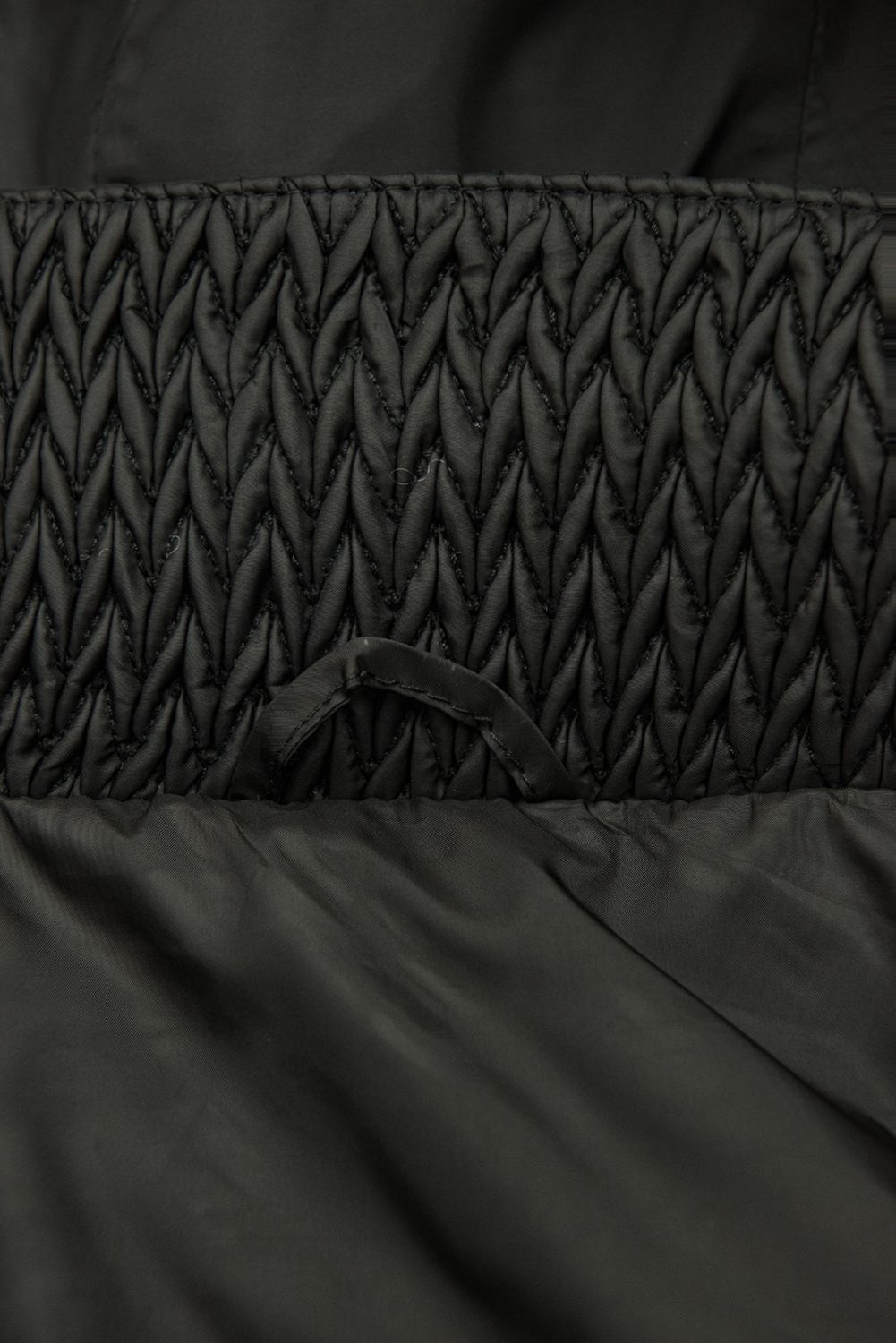 Gesteppte Damen-Frühlingsjacke Schwarz