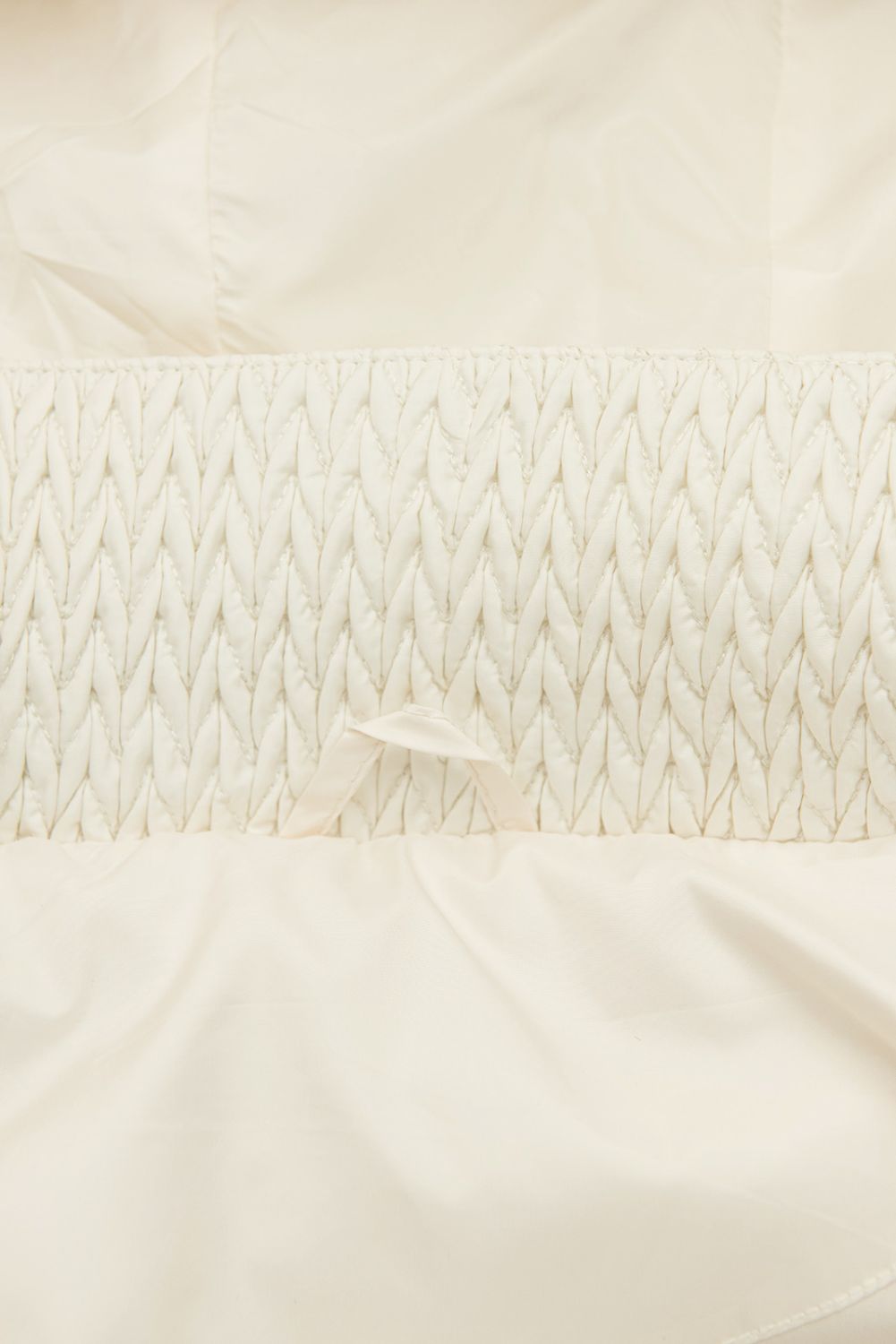 Gesteppte Damen-Frühlingsjacke Ecru