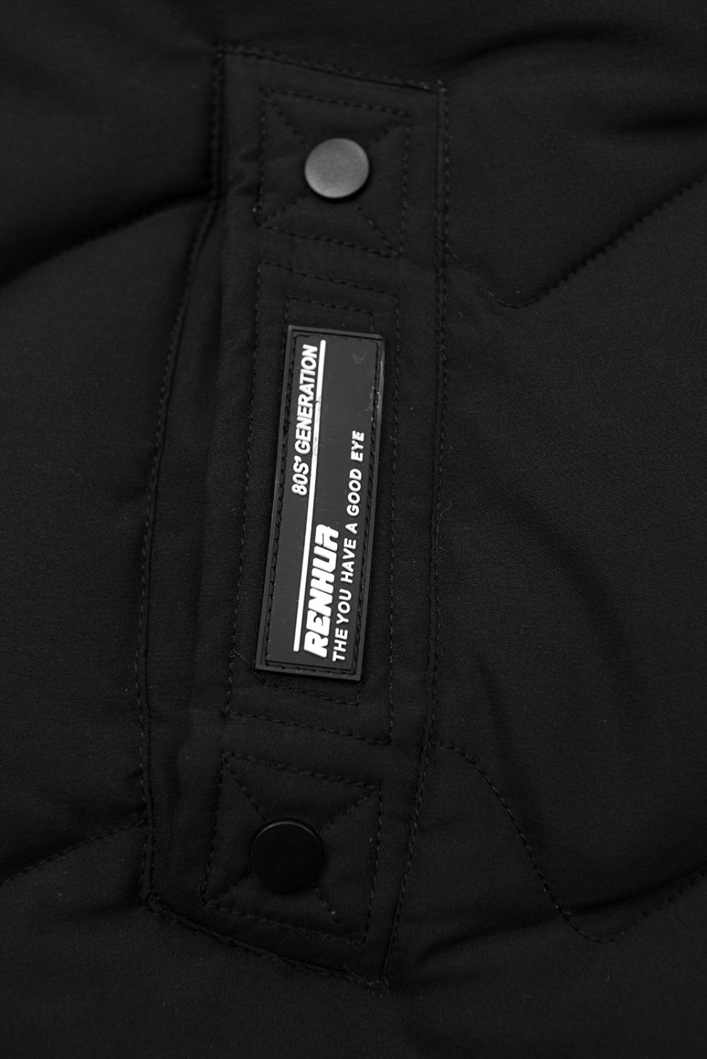 Winterjacke mit Kapuze SNOW Schwarz