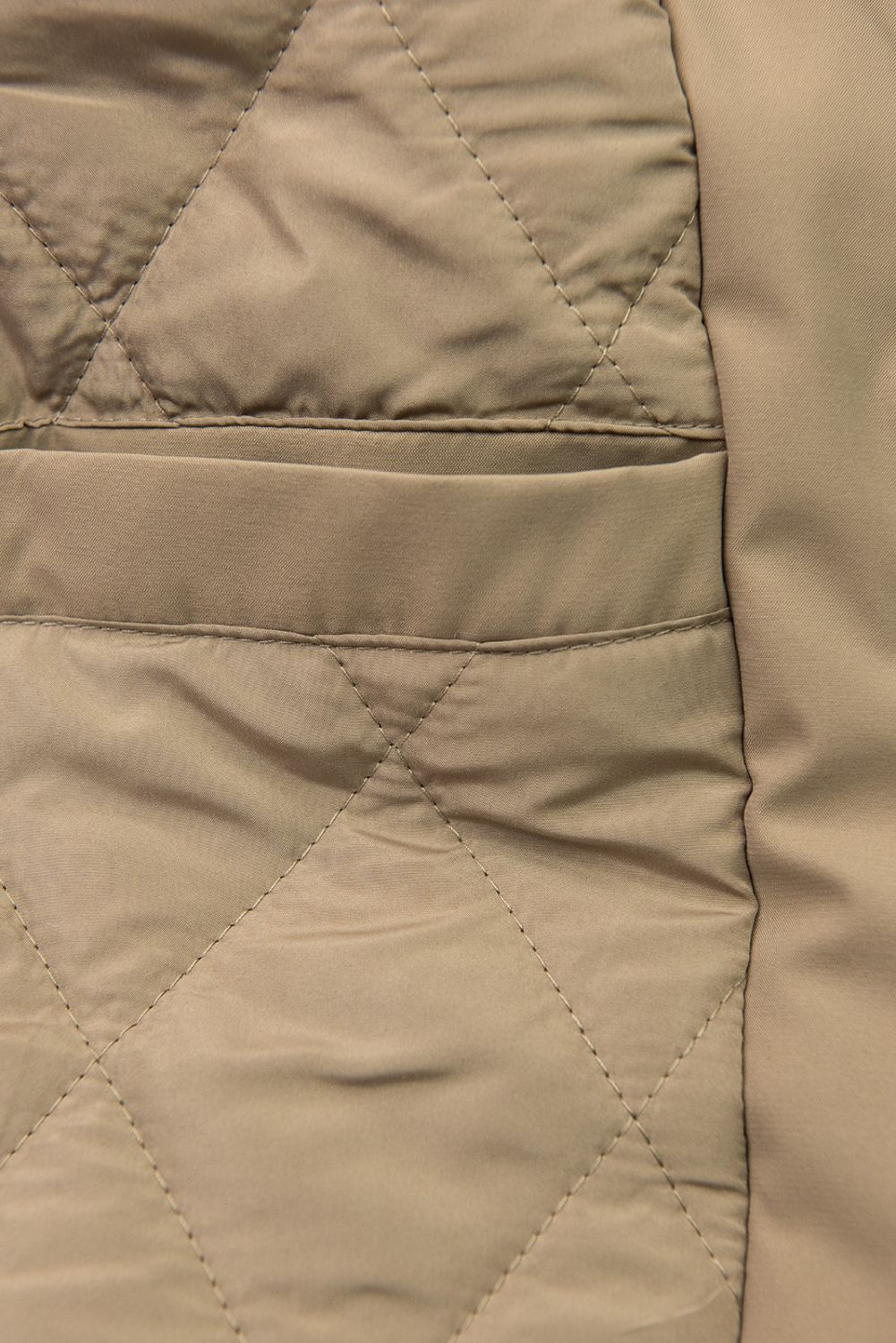 Damen Winterparka mit Taillenzug Beige