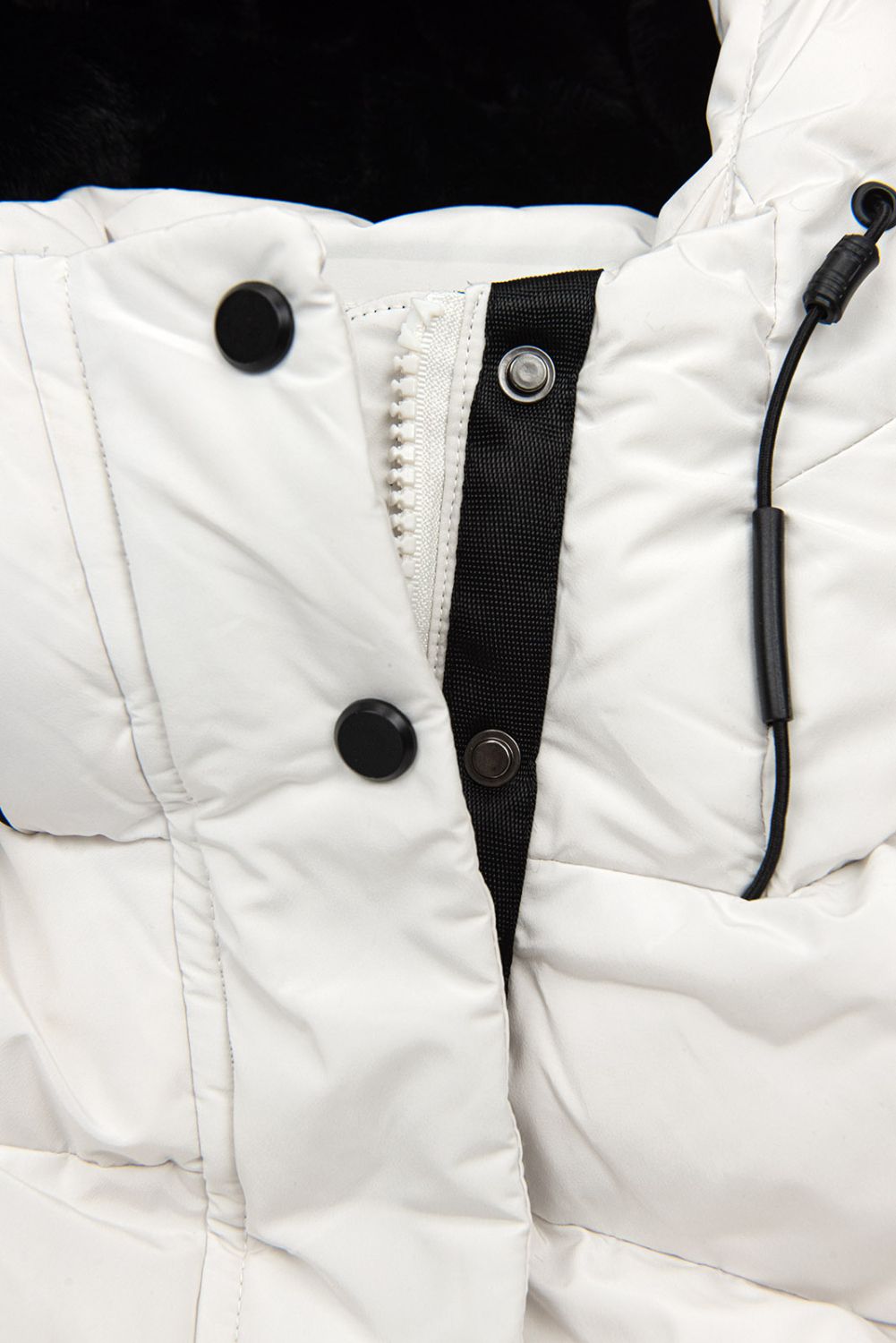 Langjacke extra warm in weiß