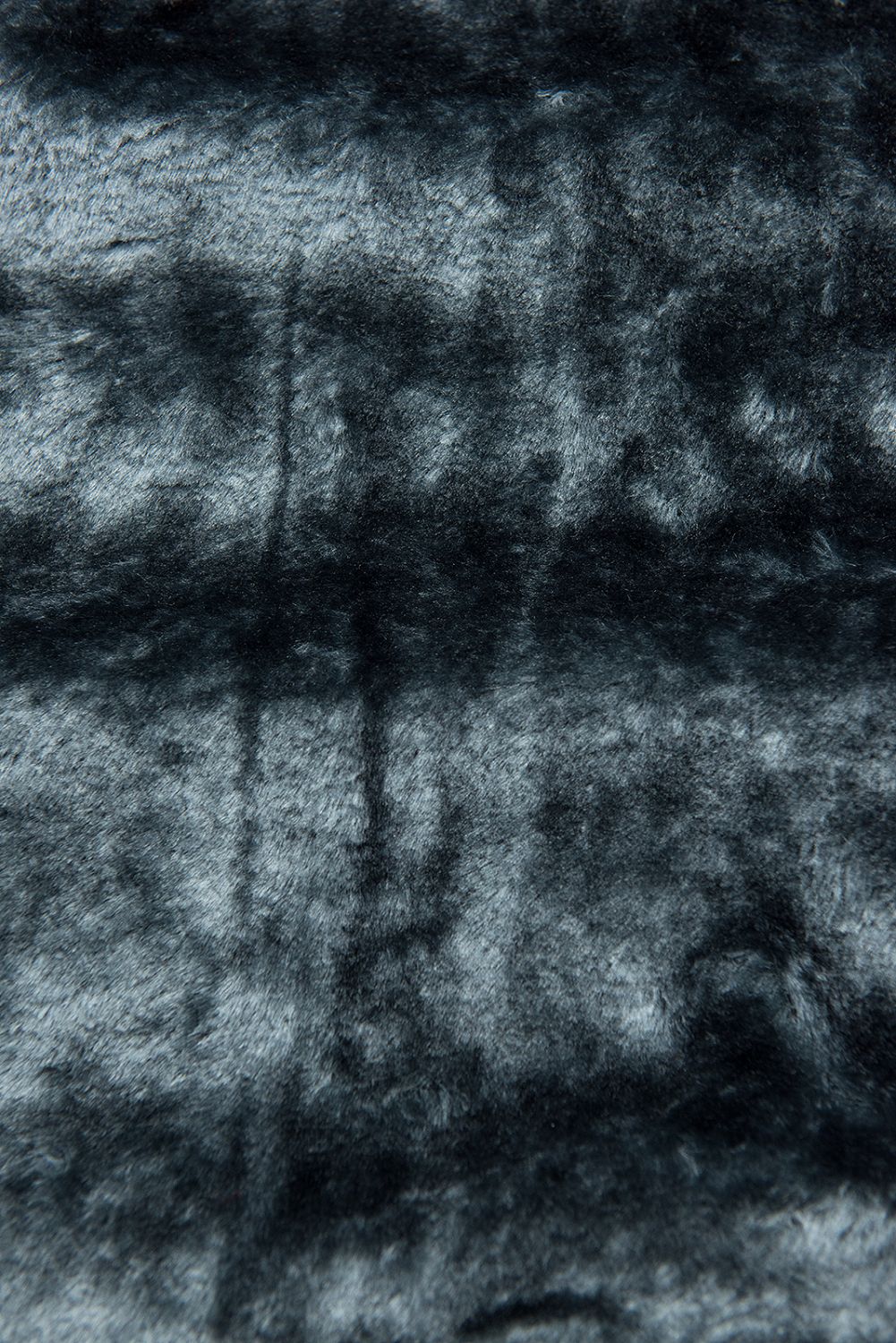 Steppjacke mit warmes Futter-Plüsch Schwarz